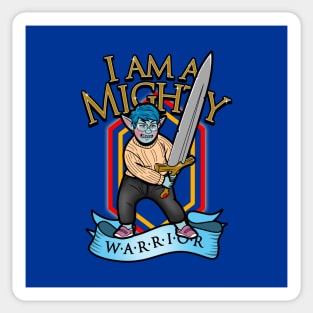 Mighty Warrior Mom Gift For Best Moms Mothers Sticker